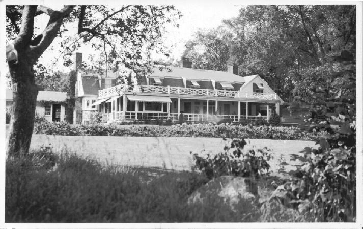 The hotel near Lily Pond.